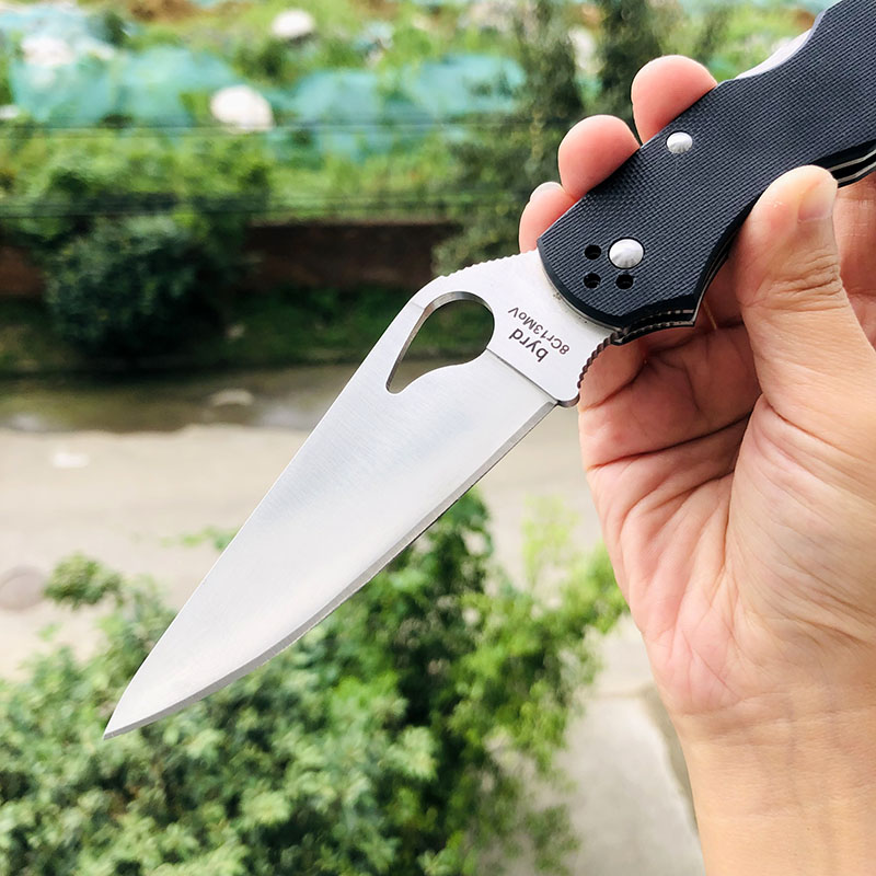 Spyderco BY03GP2 8Cr13Mov刃材 G10手柄 330
