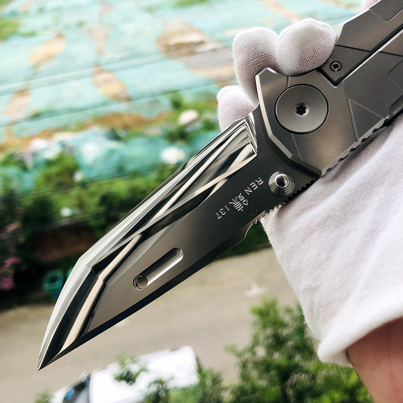 Rockstead REN-ZDP 日本花田洋 ZDP-189钢 錬 钛+碳纤维柄 13800
