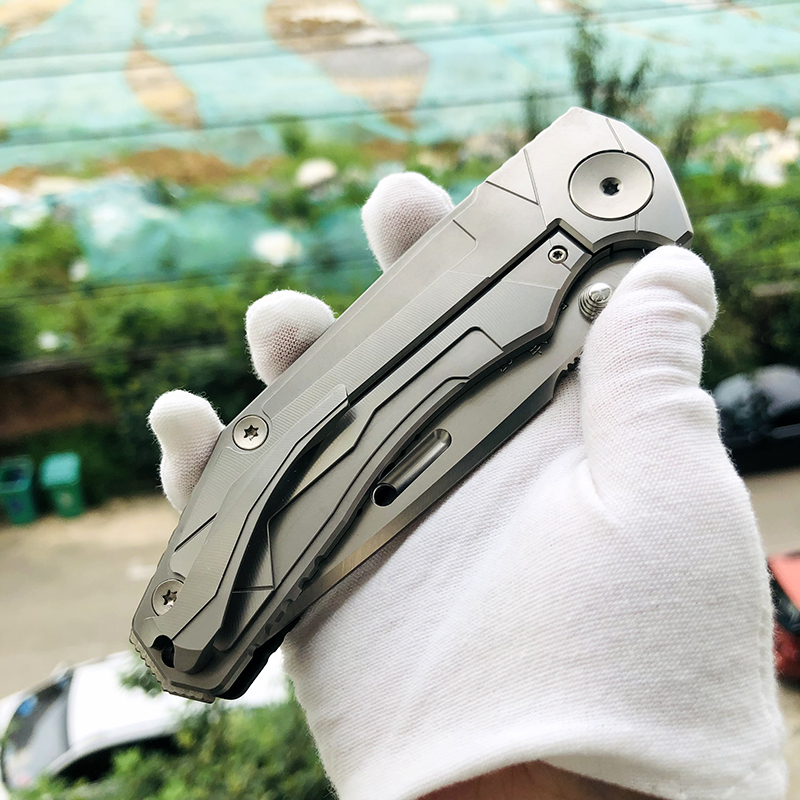 Rockstead REN-ZDP 日本花田洋 ZDP-189钢 錬 钛+碳纤维柄 13800