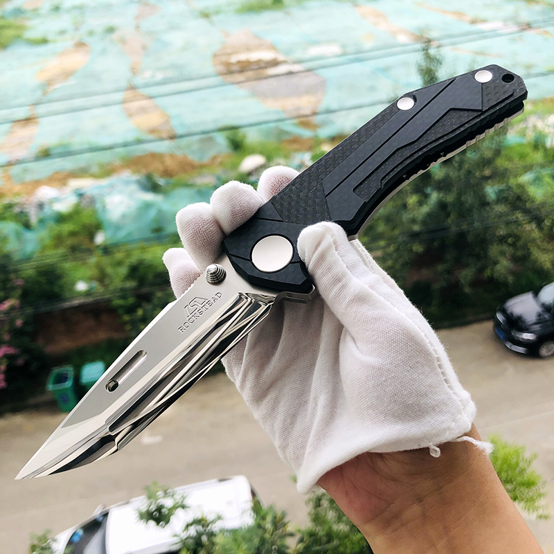 Rockstead REN-ZDP 日本花田洋 ZDP-189钢 錬 钛+碳纤维柄 13800