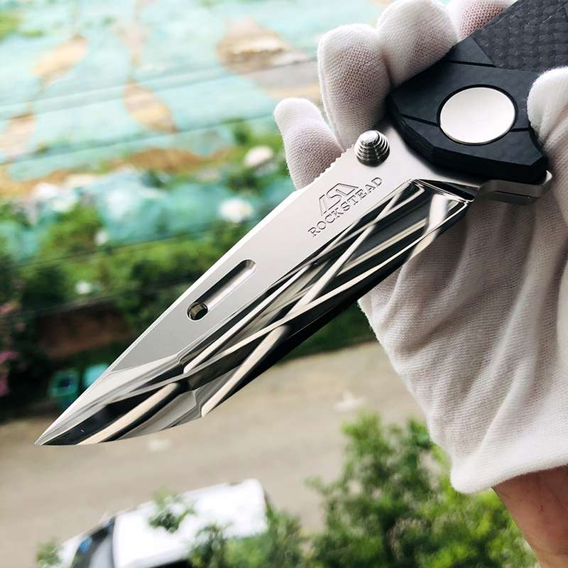 Rockstead REN-ZDP 日本花田洋 ZDP-189钢 錬 钛+碳纤维柄 13800