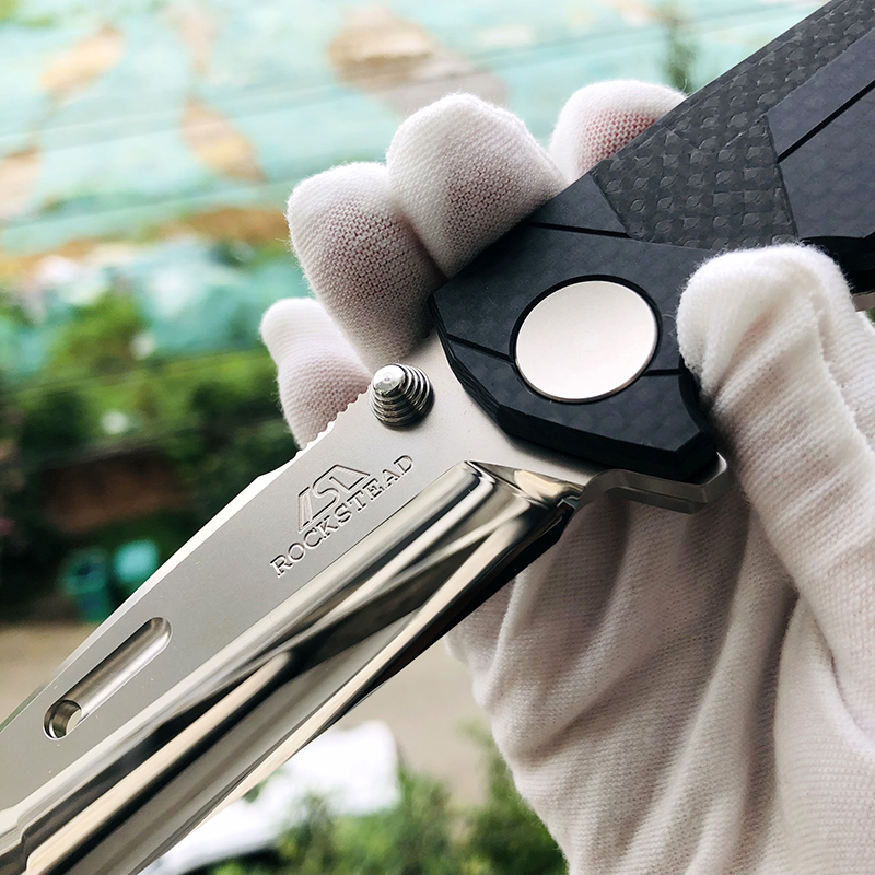 Rockstead REN-ZDP 日本花田洋 ZDP-189钢 錬 钛+碳纤维柄 13800