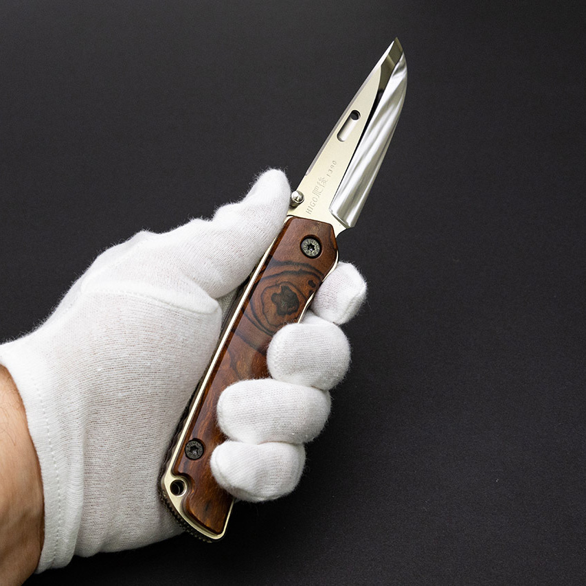 Rockstead HIGO-X-IW-ZDP 花田洋肥厚铁木版本 ZDP-189钢 钛柄+铁木 8800