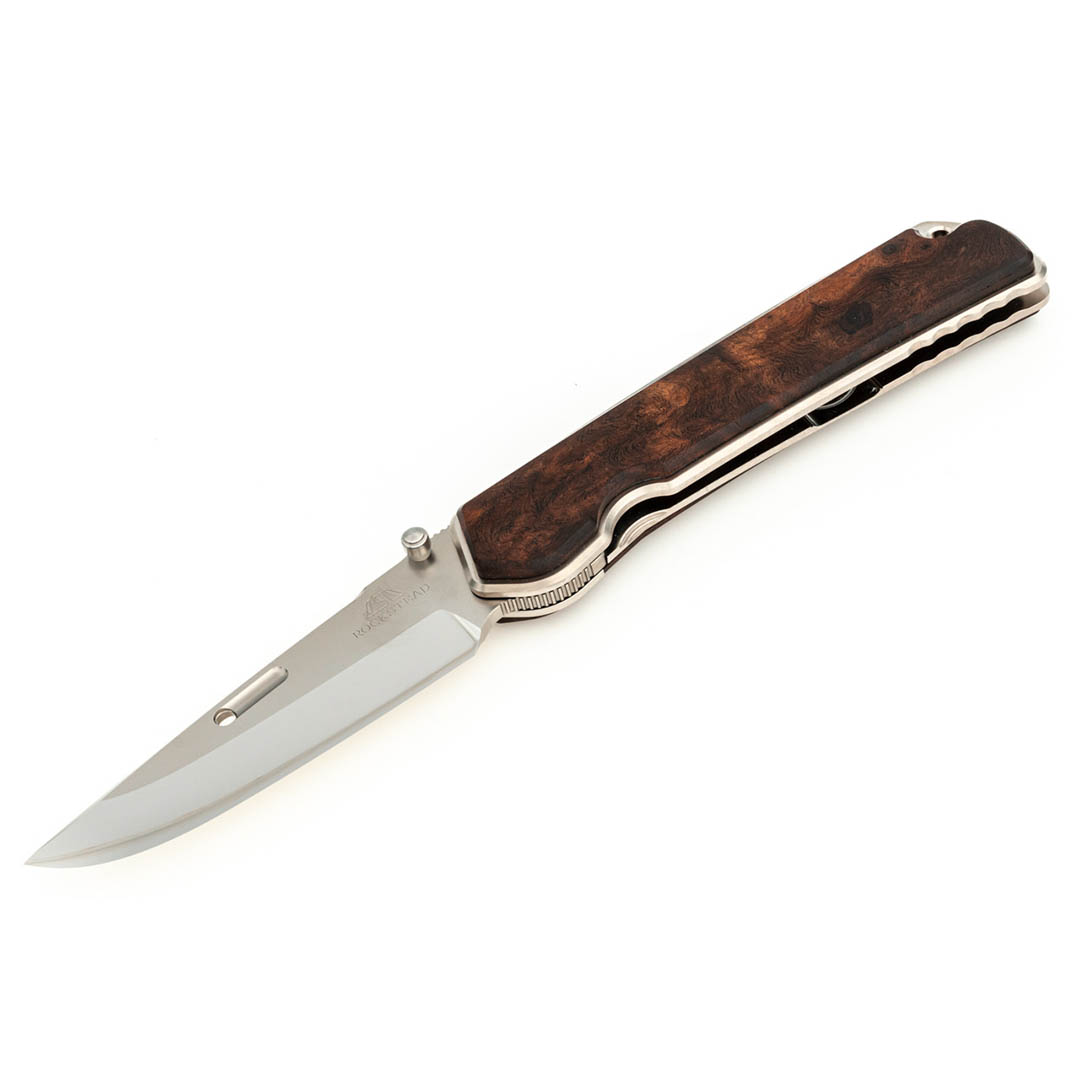 Rockstead HIGO-X-IW-ZDP 花田洋肥厚铁木版本 ZDP-189钢 钛柄+铁木 8800