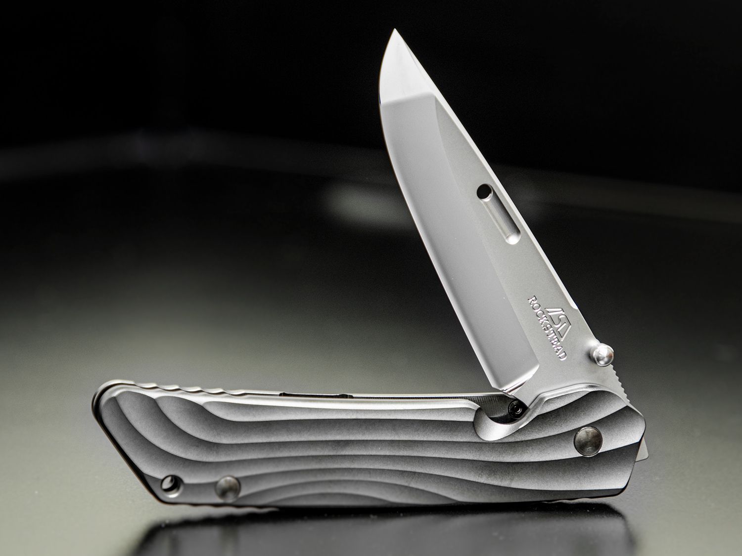 Rockstead HIGO II TI-ZDP (M)  花田洋肥厚 ZDP-189钢 钛柄 喷砂 9600