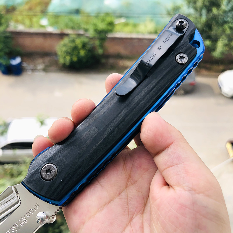 Rockstead Higo HIGO-II-X-CF-ZDP-BL 花田洋肥厚 钛+木纹碳纤维 11600