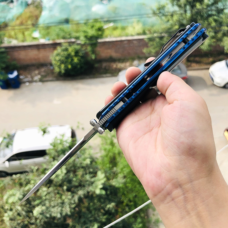 Rockstead Higo HIGO-II-X-CF-ZDP-BL 花田洋肥厚 钛+木纹碳纤维 11600