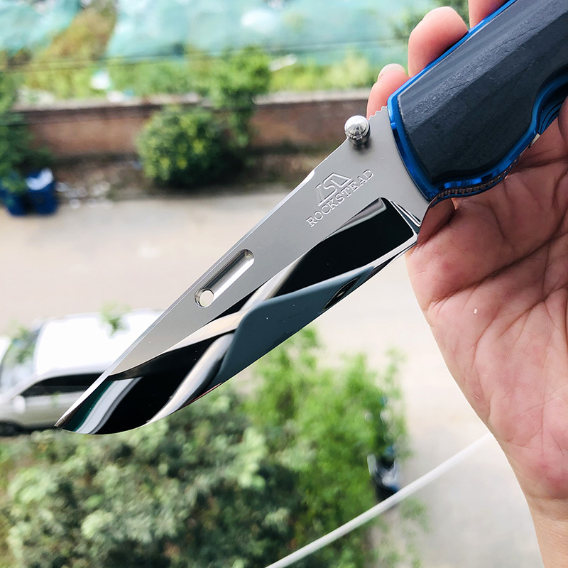 Rockstead Higo HIGO-II-X-CF-ZDP-BL 花田洋肥厚 钛+木纹碳纤维 11600