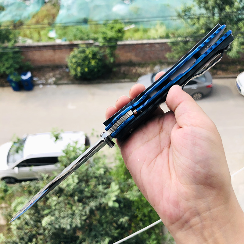 Rockstead Higo HIGO-II-X-CF-ZDP-BL 花田洋肥厚 钛+木纹碳纤维 11600