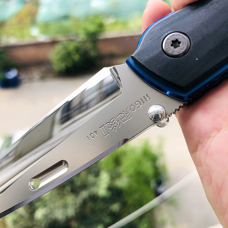 Rockstead Higo HIGO-II-X-CF-ZDP-BL 花田洋肥厚 钛+木纹碳纤维 11600