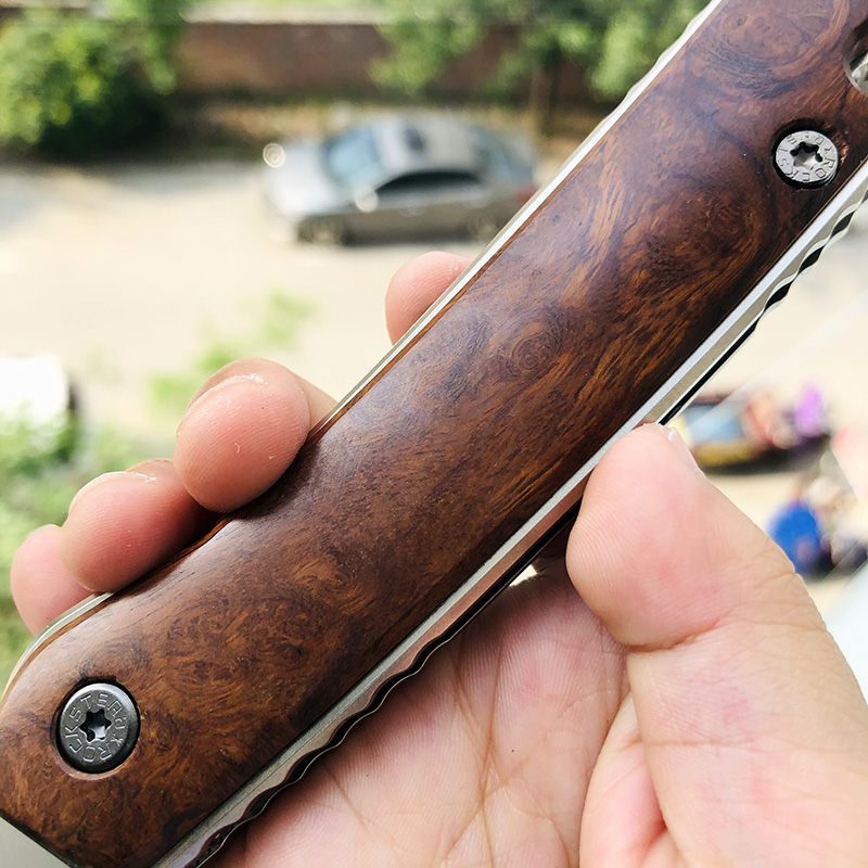 Rockstead HIGO-X-IW-ZDP 花田洋肥厚铁木版本 ZDP-189钢 钛柄+铁木 8800