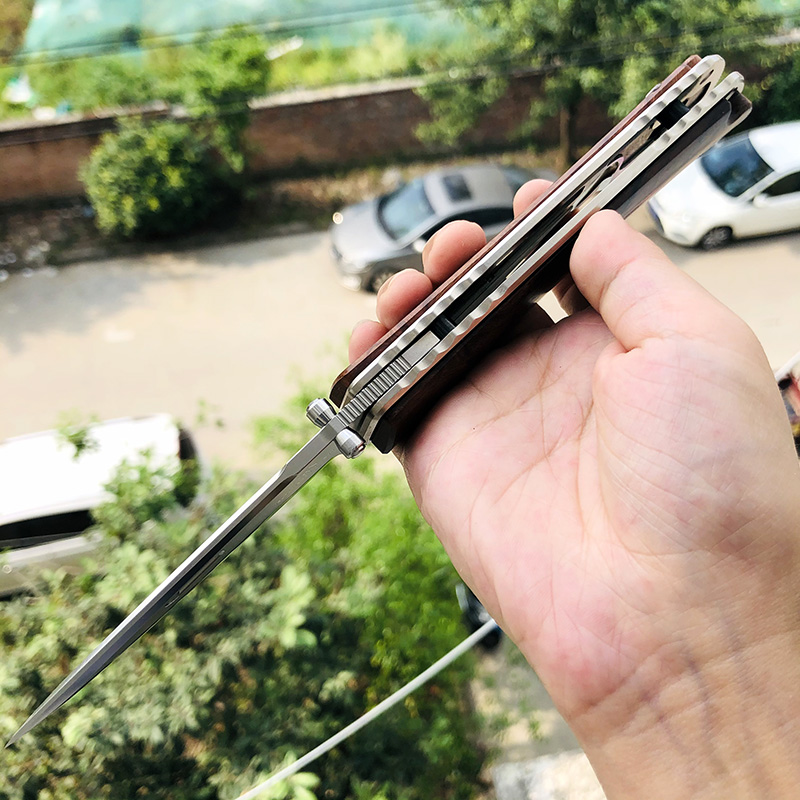 Rockstead HIGO-X-IW-ZDP 花田洋肥厚铁木版本 ZDP-189钢 钛柄+铁木 8800