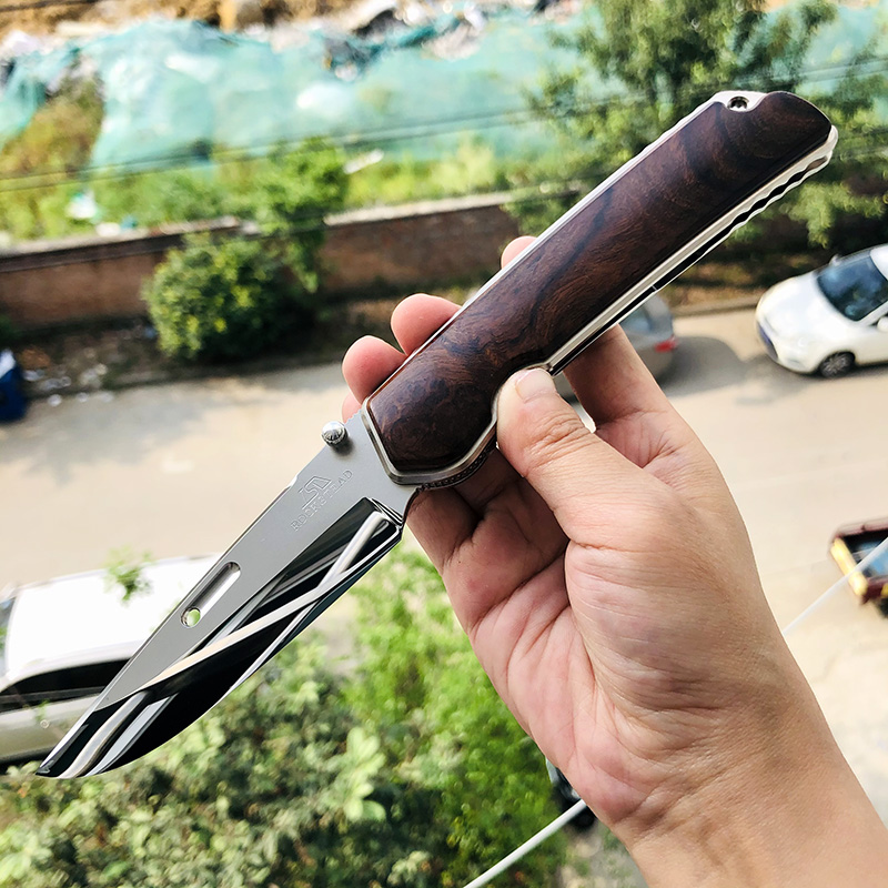 Rockstead HIGO-X-IW-ZDP 花田洋肥厚铁木版本 ZDP-189钢 钛柄+铁木 8800