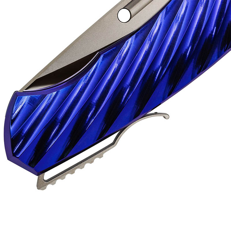 Rockstead RYO H-ZDP (BL) 花田洋 良 ZDP-189钢 钛柄 蓝色 14600