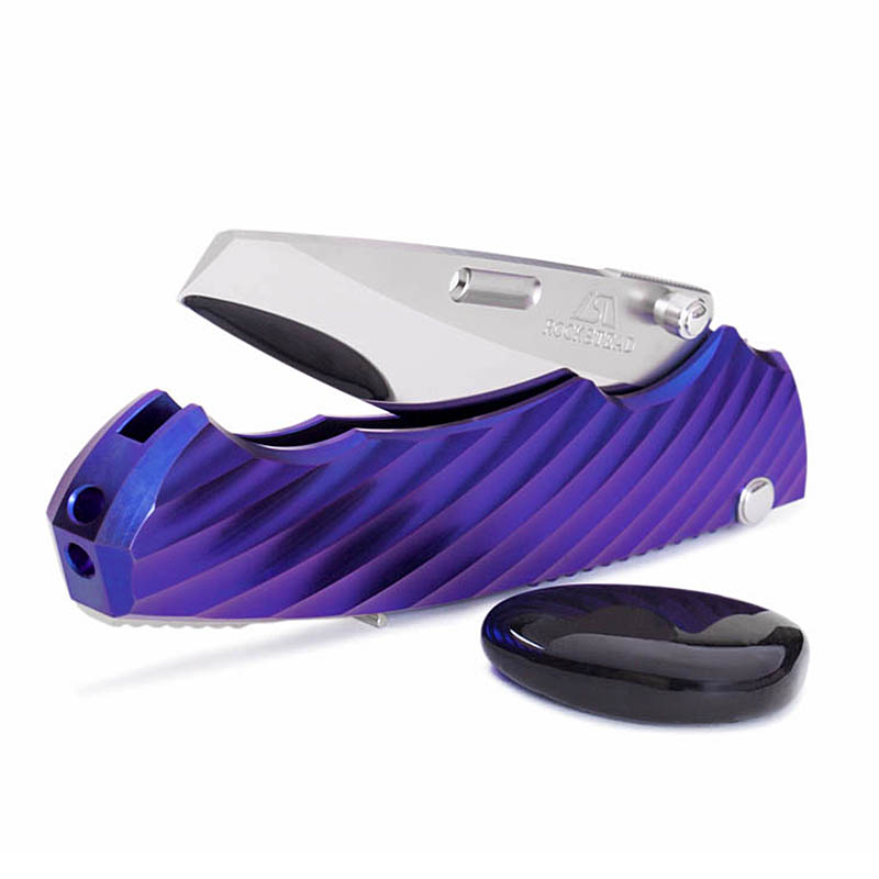 Rockstead RYO H-ZDP (BL) 花田洋 良 ZDP-189钢 钛柄 蓝色 14600