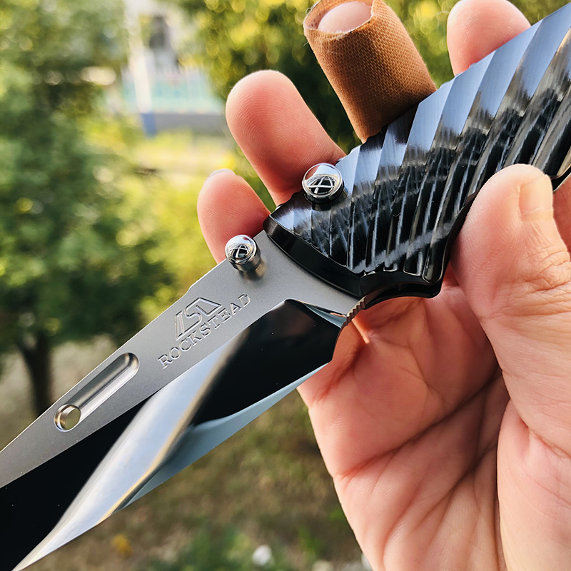 Rockstead RYO H-ZDP (BK) 花田洋 良 ZDP-189钢 钛柄 14600