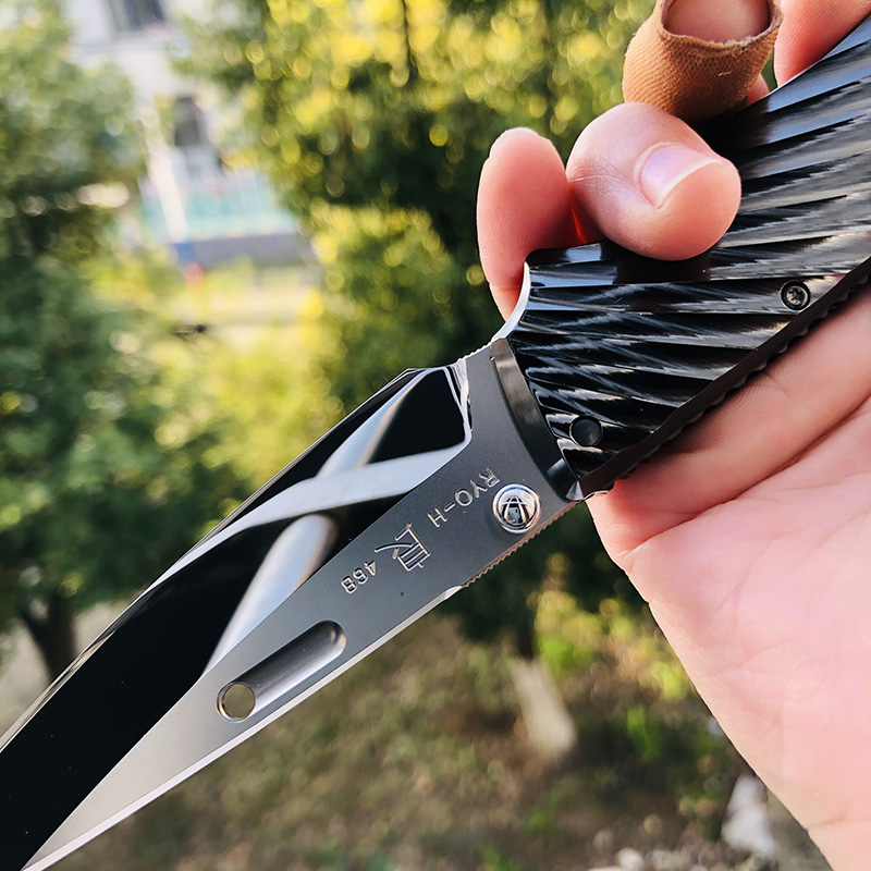 Rockstead RYO H-ZDP (BK) 花田洋 良 ZDP-189钢 钛柄 14600