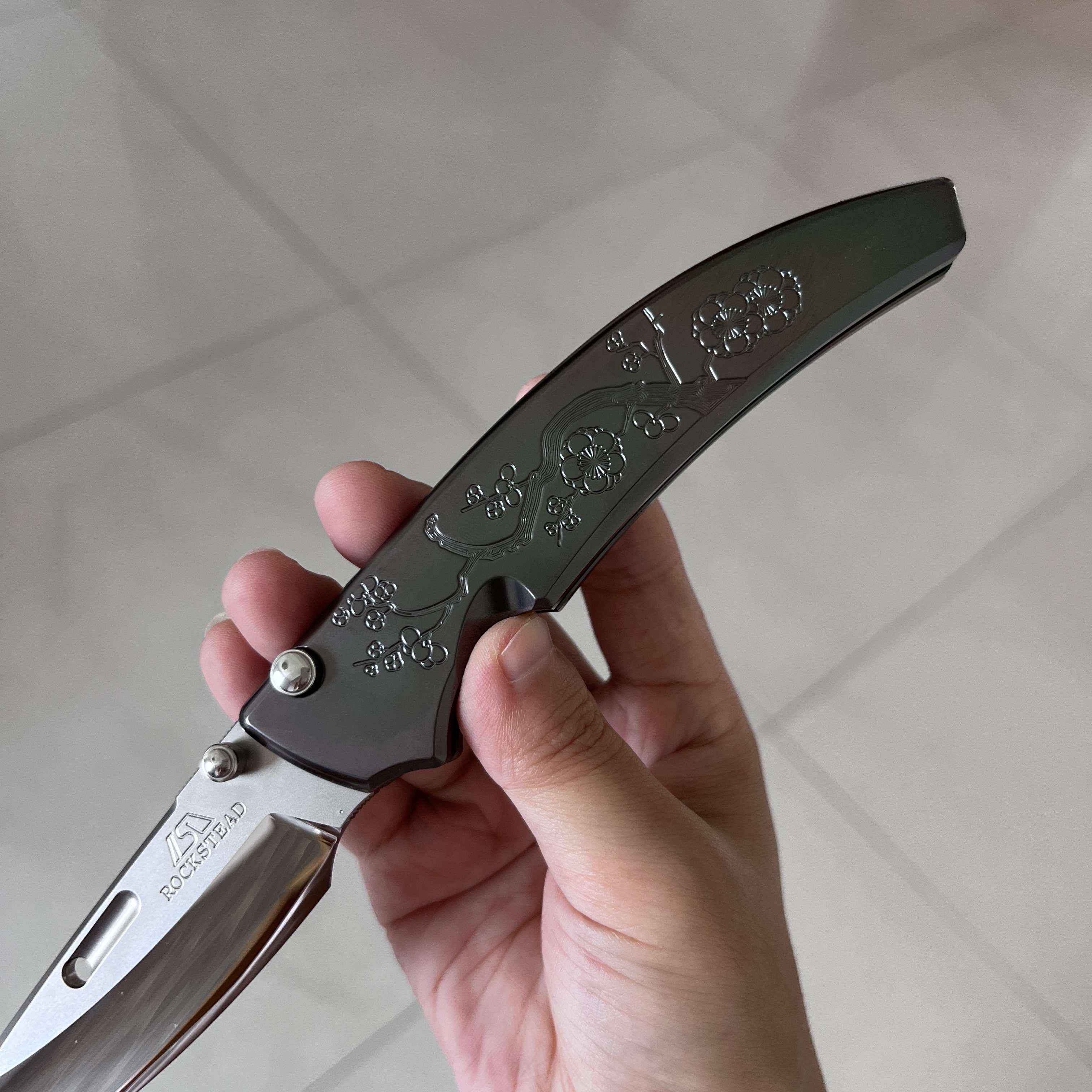 Rockstead SHU-C-ZDP-DP 花田洋 秀 ZDP-189钢 钛柄 13600