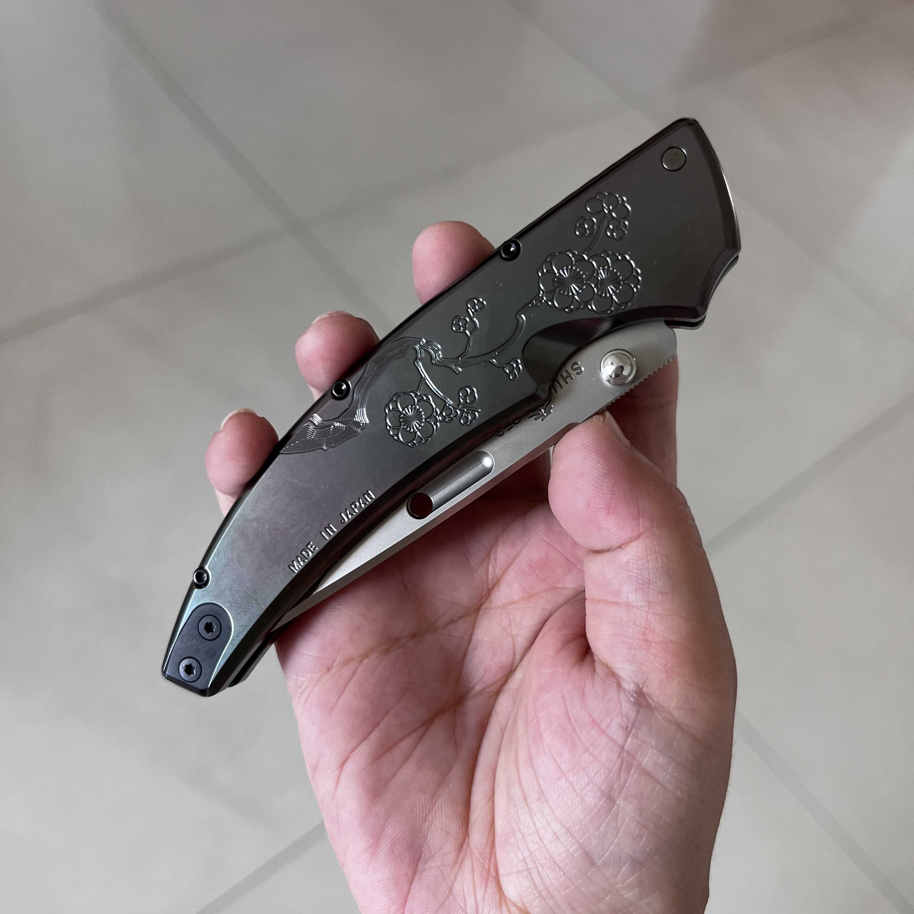 Rockstead SHU-C-ZDP-DP 花田洋 秀 ZDP-189钢 钛柄 13600