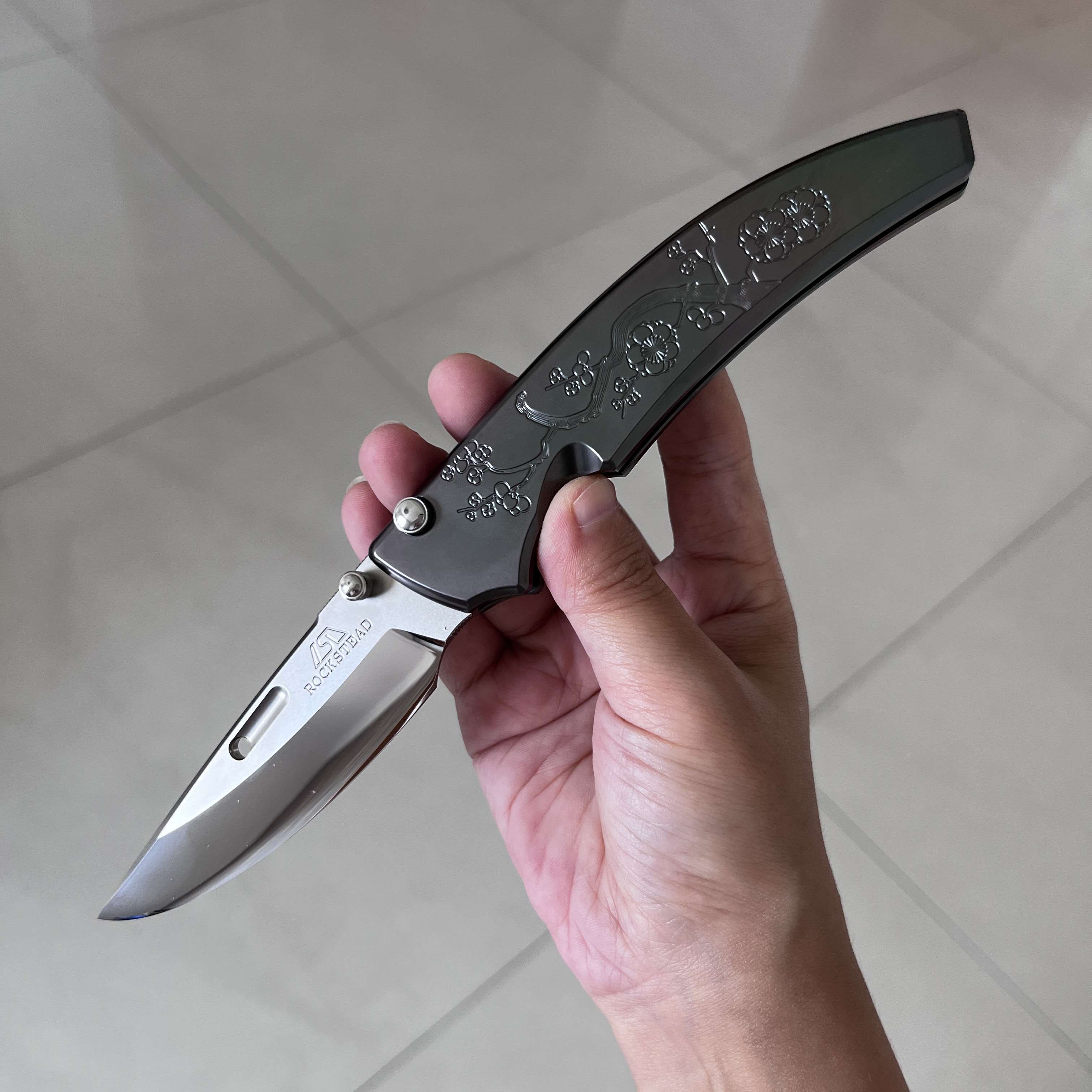 Rockstead SHU-C-ZDP-DP 花田洋 秀 ZDP-189钢 钛柄 13600