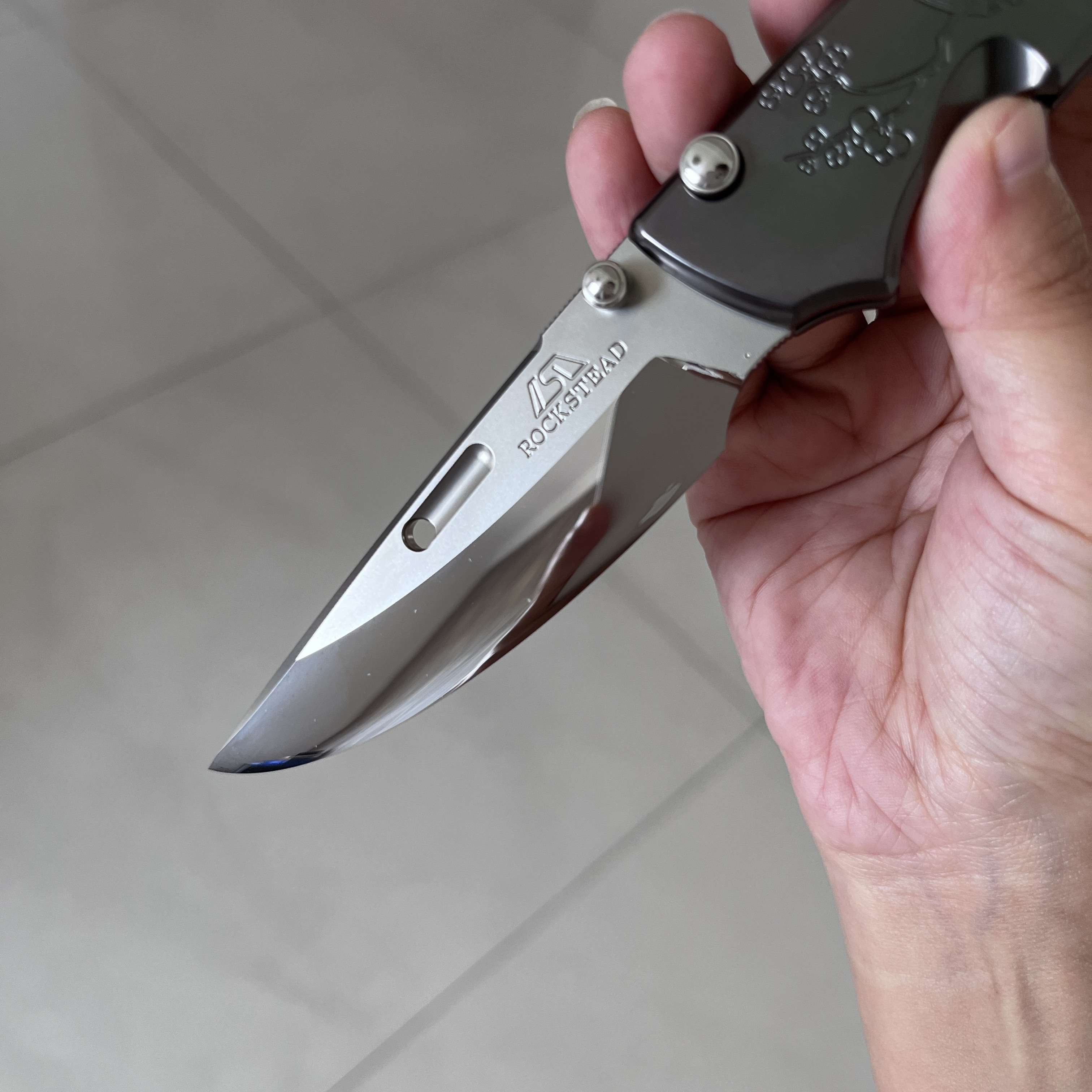 Rockstead SHU-C-ZDP-DP 花田洋 秀 ZDP-189钢 钛柄 13600