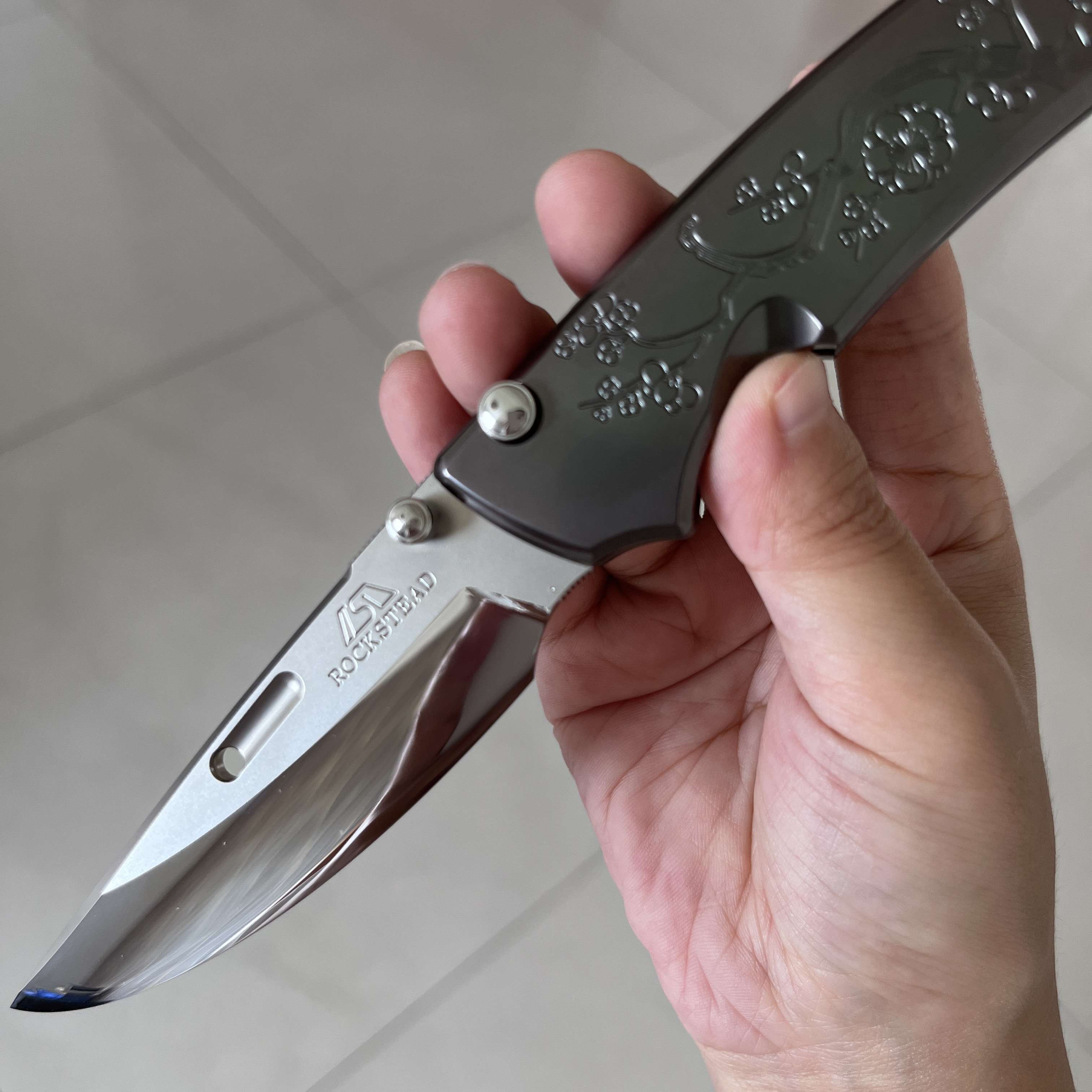 Rockstead SHU-C-ZDP-DP 花田洋 秀 ZDP-189钢 钛柄 13600