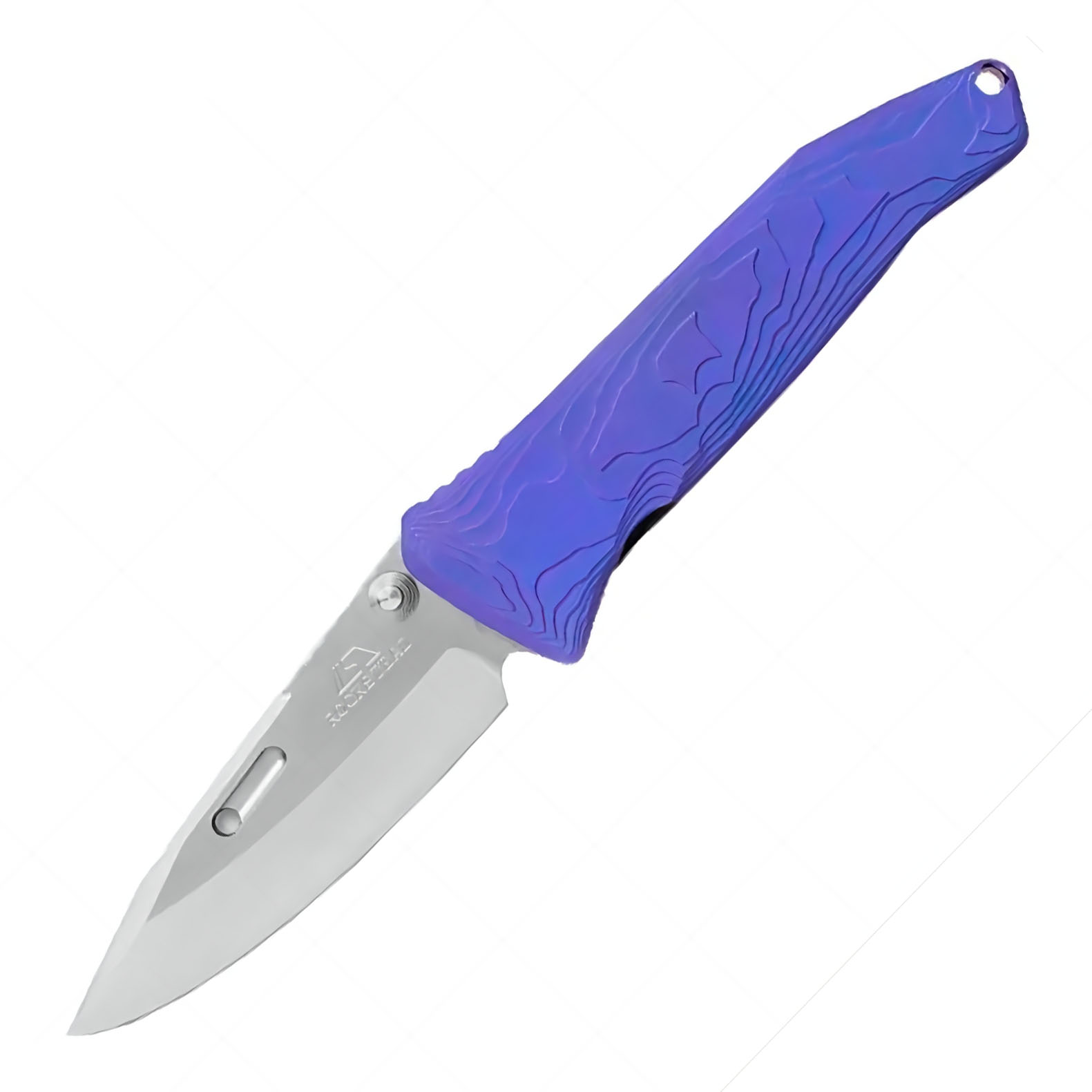 Rockstead SAI-ZDP (BK) 花田洋 才 Zdp-189钢 钛柄 蓝色 13600
