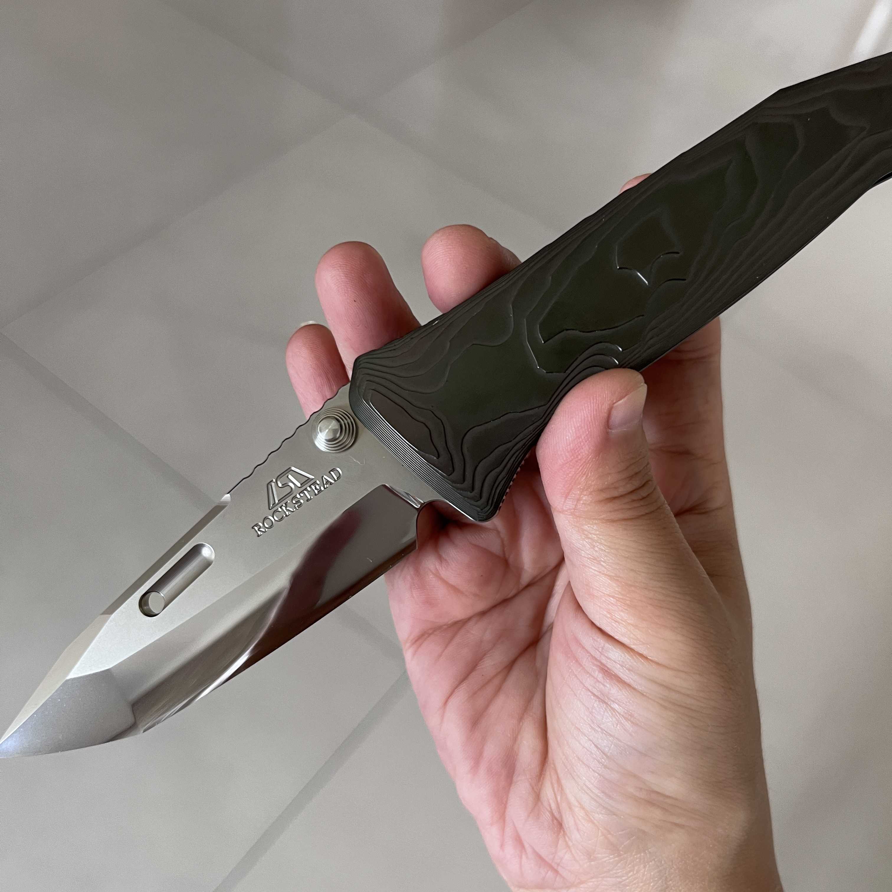Rockstead SAI-ZDP (DP) 花田洋 才 Zdp-189钢 钛柄 炫彩 13600