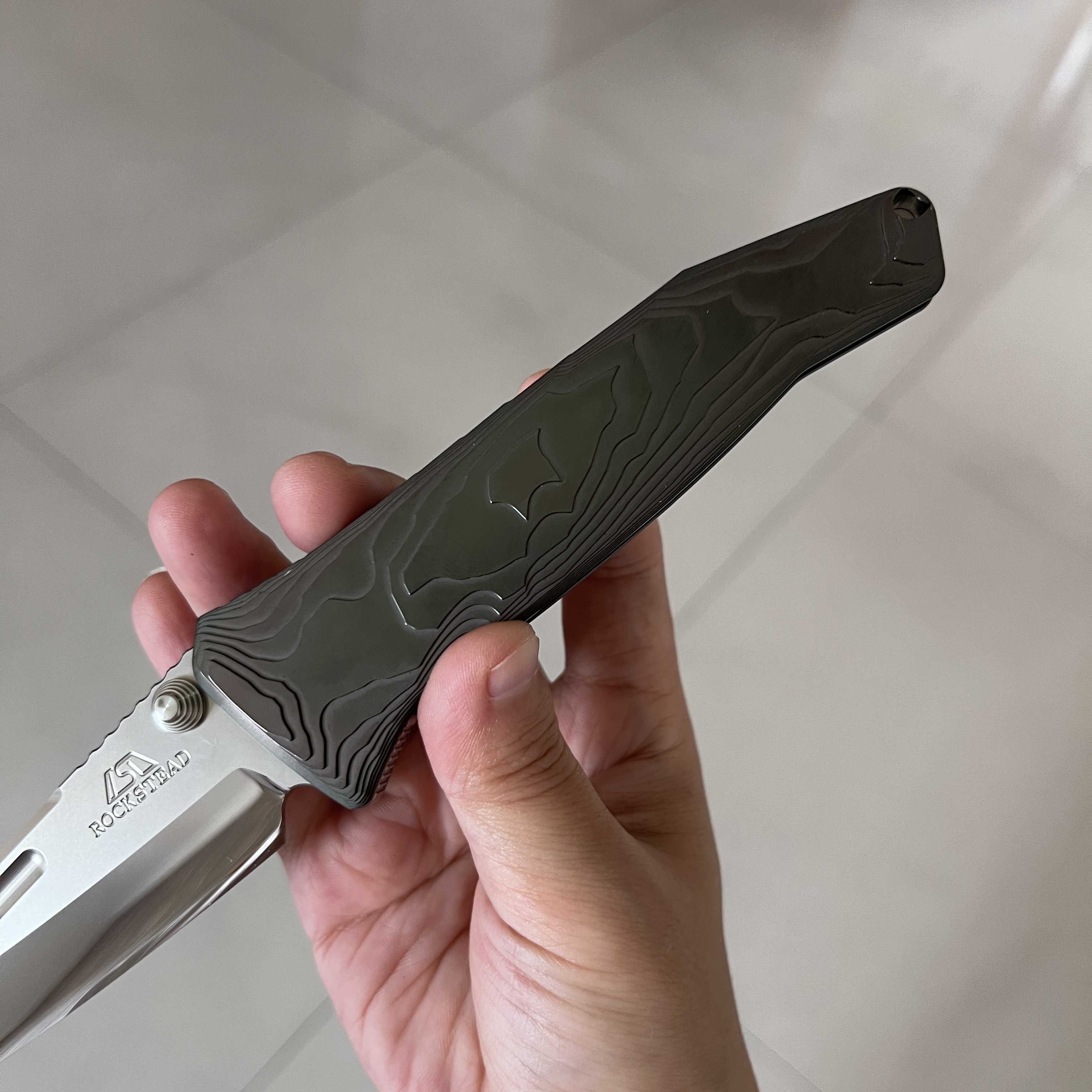 Rockstead SAI-ZDP (DP) 花田洋 才 Zdp-189钢 钛柄 炫彩 13600