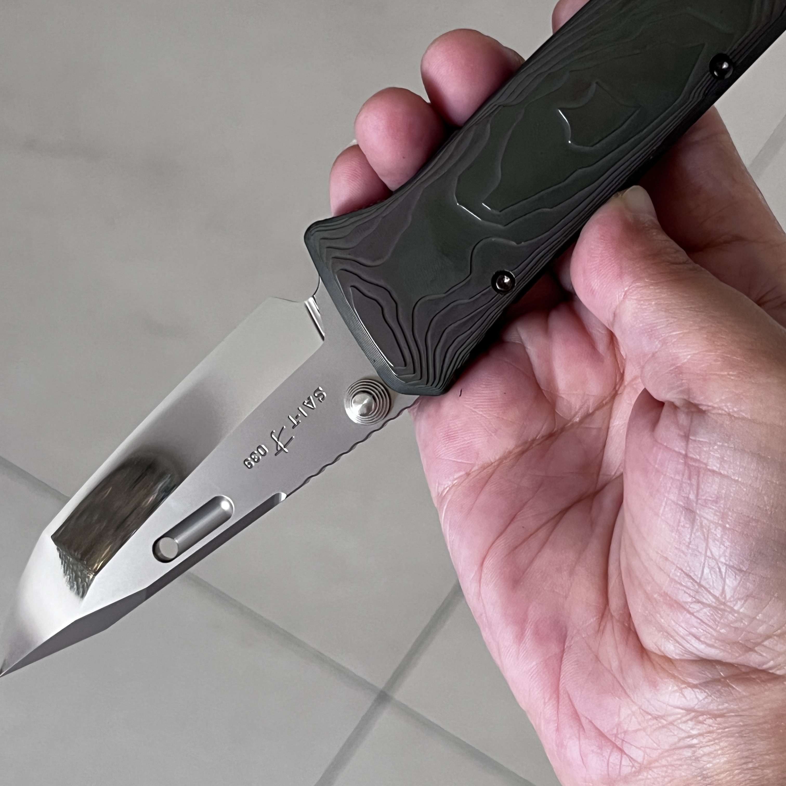 Rockstead SAI-ZDP (DP) 花田洋 才 Zdp-189钢 钛柄 炫彩 13600