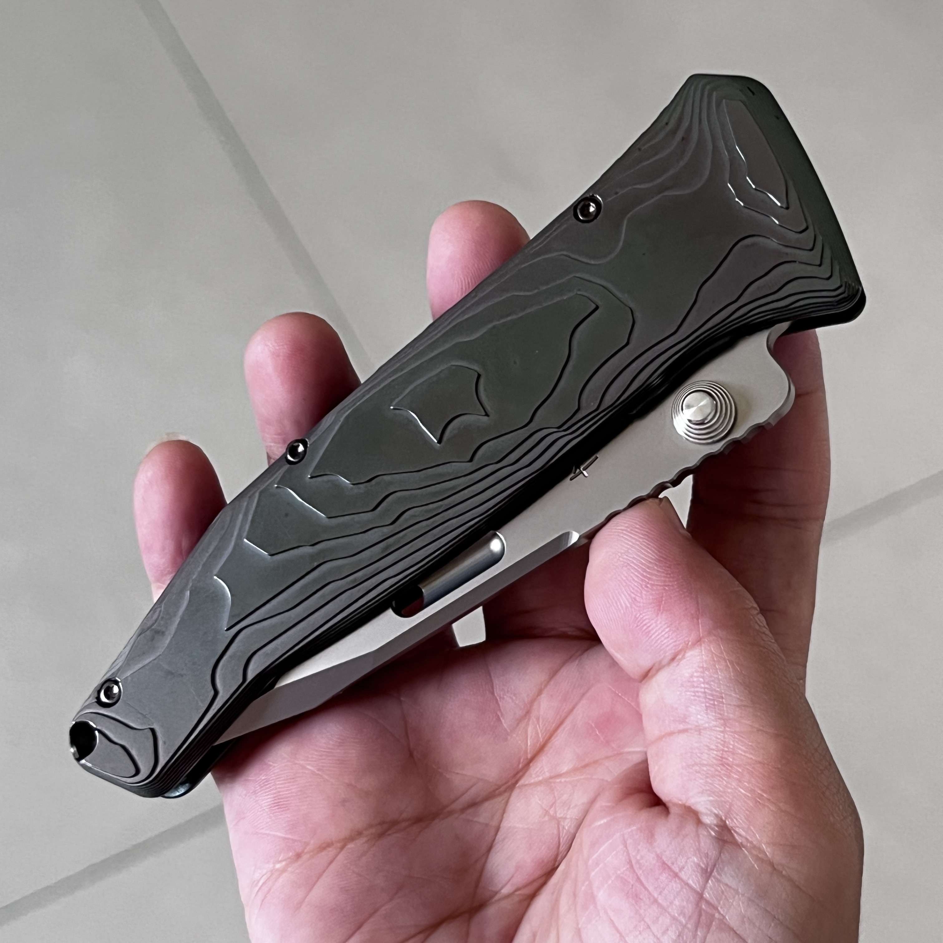Rockstead SAI-ZDP (DP) 花田洋 才 Zdp-189钢 钛柄 炫彩 13600