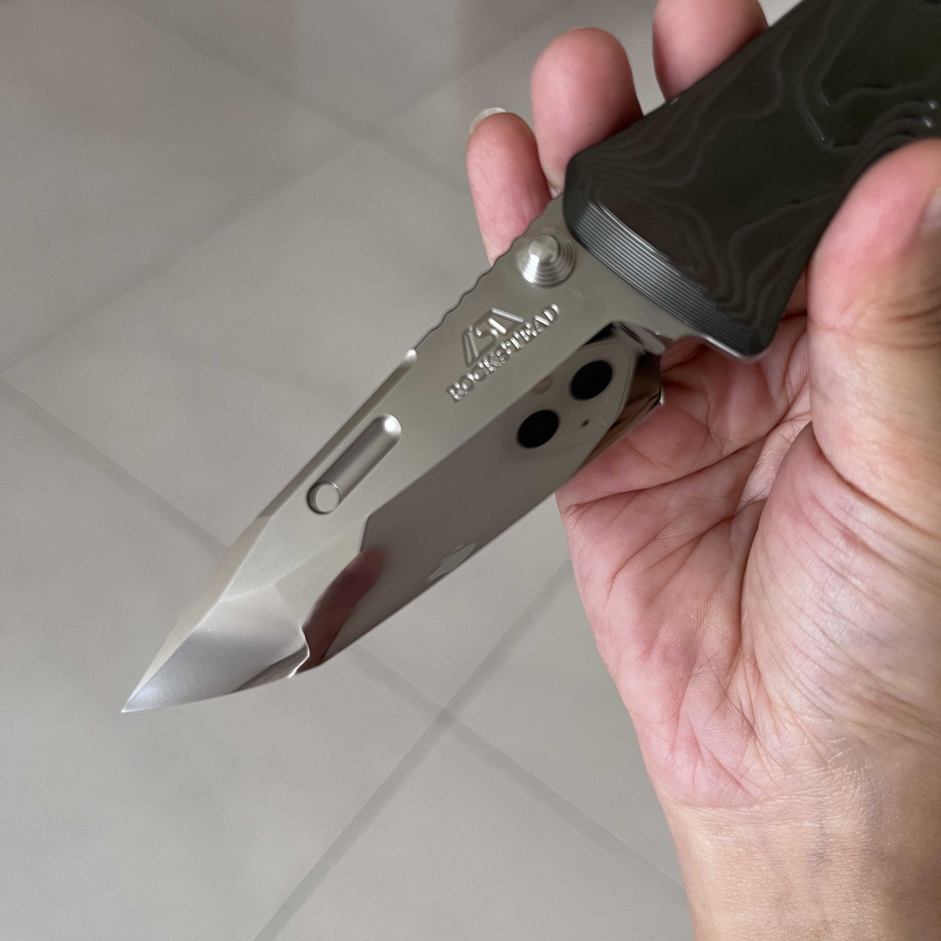 Rockstead SAI-ZDP (DP) 花田洋 才 Zdp-189钢 钛柄 炫彩 13600