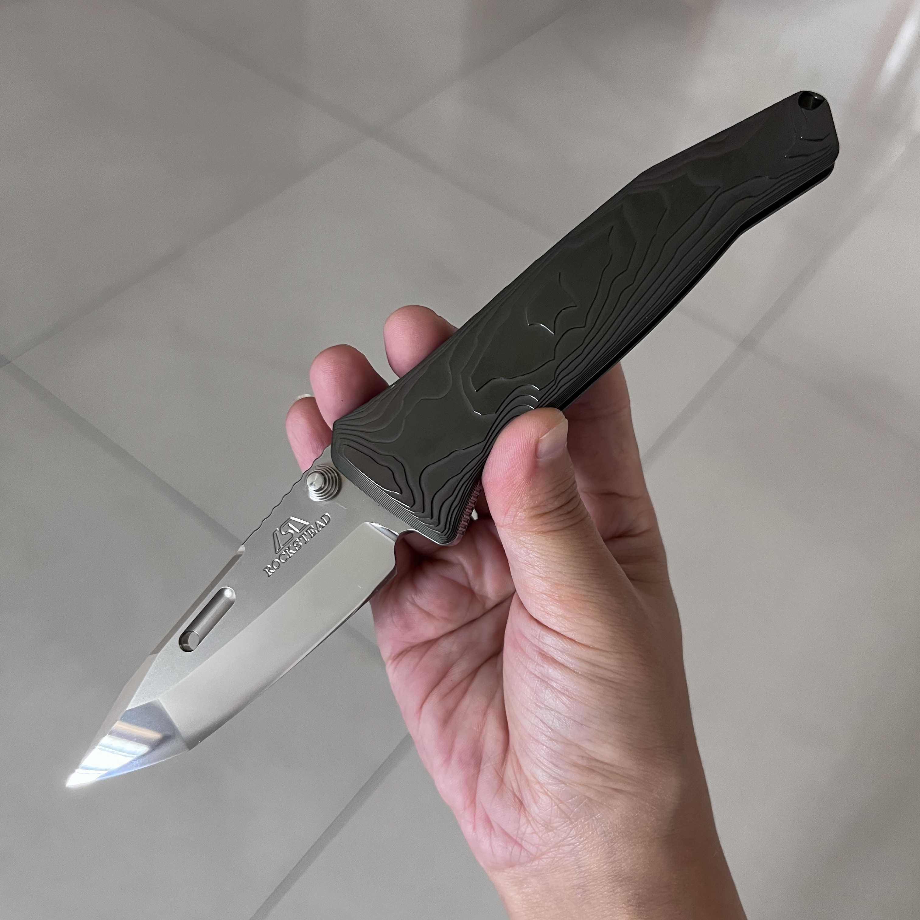 Rockstead SAI-ZDP (DP) 花田洋 才 Zdp-189钢 钛柄 炫彩 13600