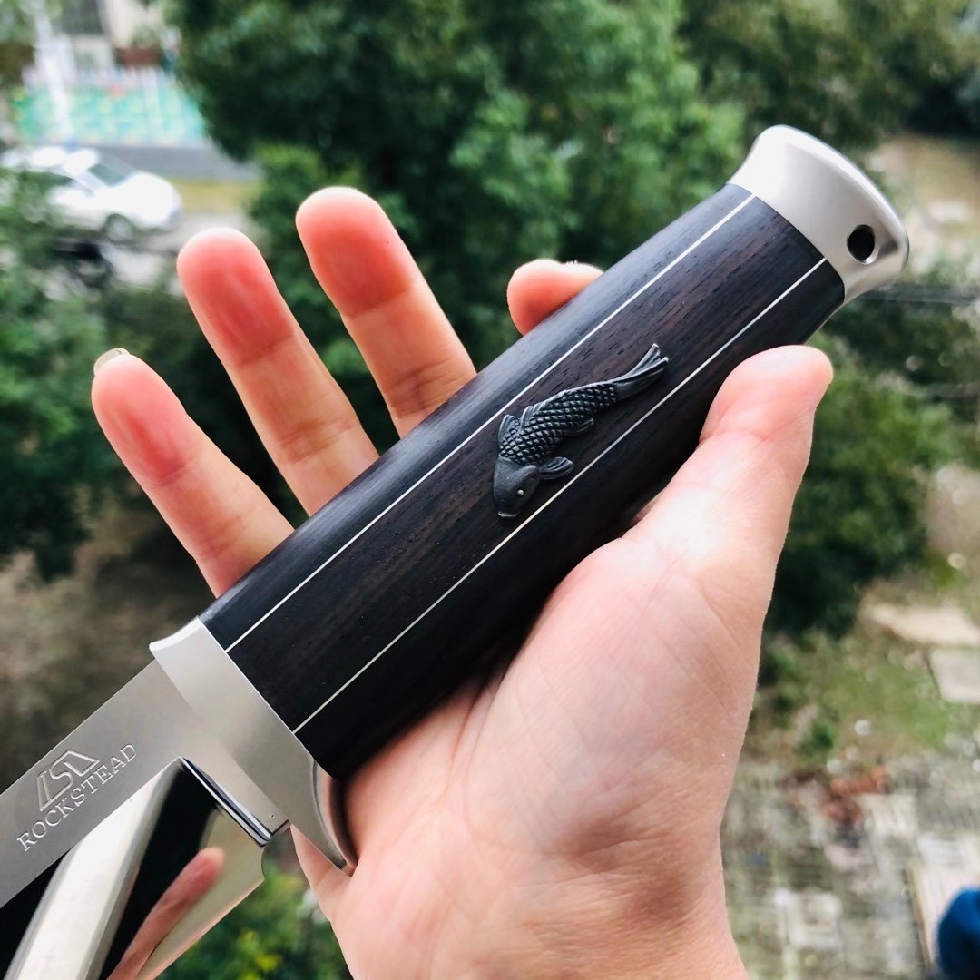 Rockstead DUN-T-ZDP 花田洋 钝 锦鲤 Zdp189钢 木柄 26800