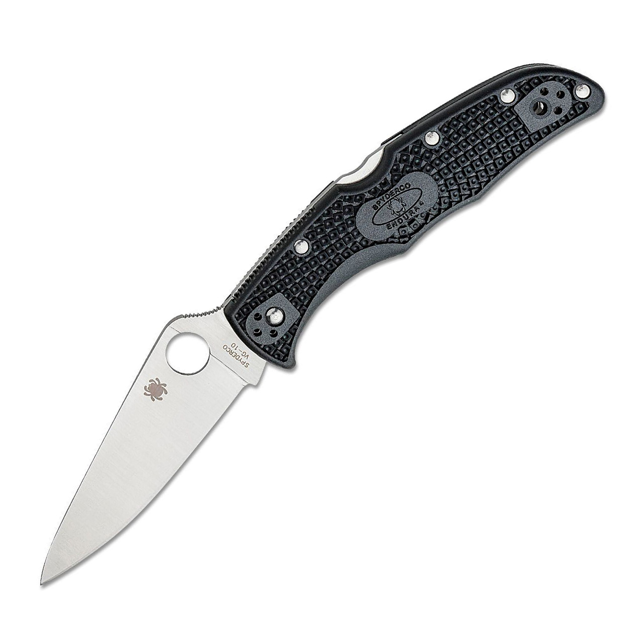 Spyderco C10FPBK VG-10钢 FRN尼龙柄 690