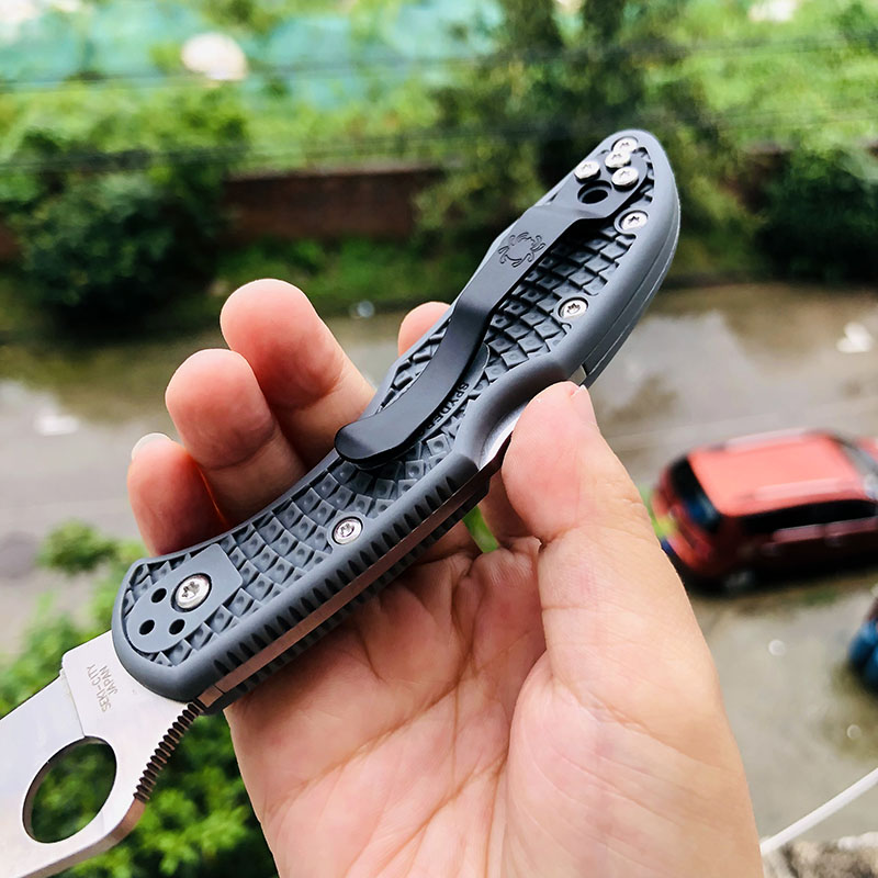 Spyderco C11FPGY VG-10钢 FRN尼龙柄 660