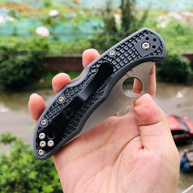 Spyderco C11FPGY VG-10钢 FRN尼龙柄 660