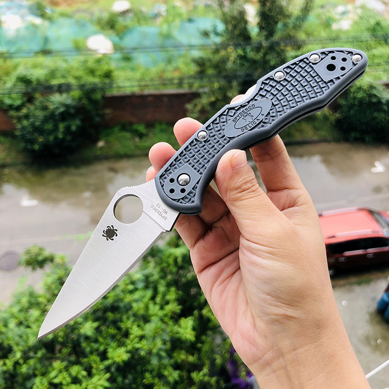 Spyderco C11FPGY VG-10钢 FRN尼龙柄 660