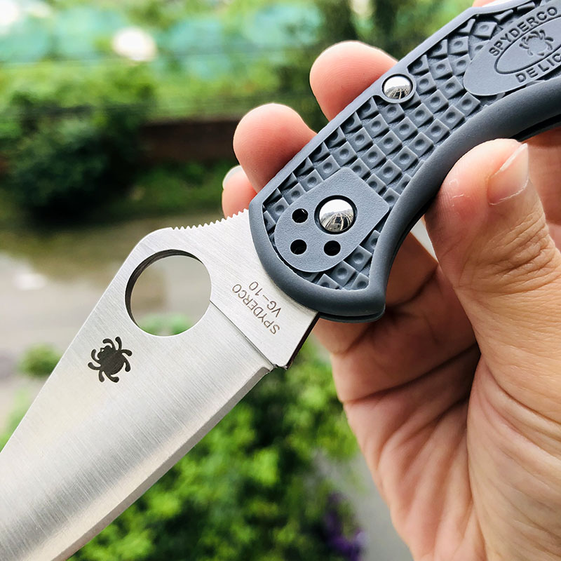 Spyderco C11FPGY VG-10钢 FRN尼龙柄 660