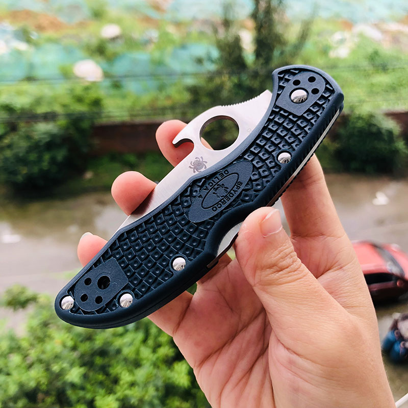 Spyderco C11PGYW VG-10钢 FRN尼龙柄 745