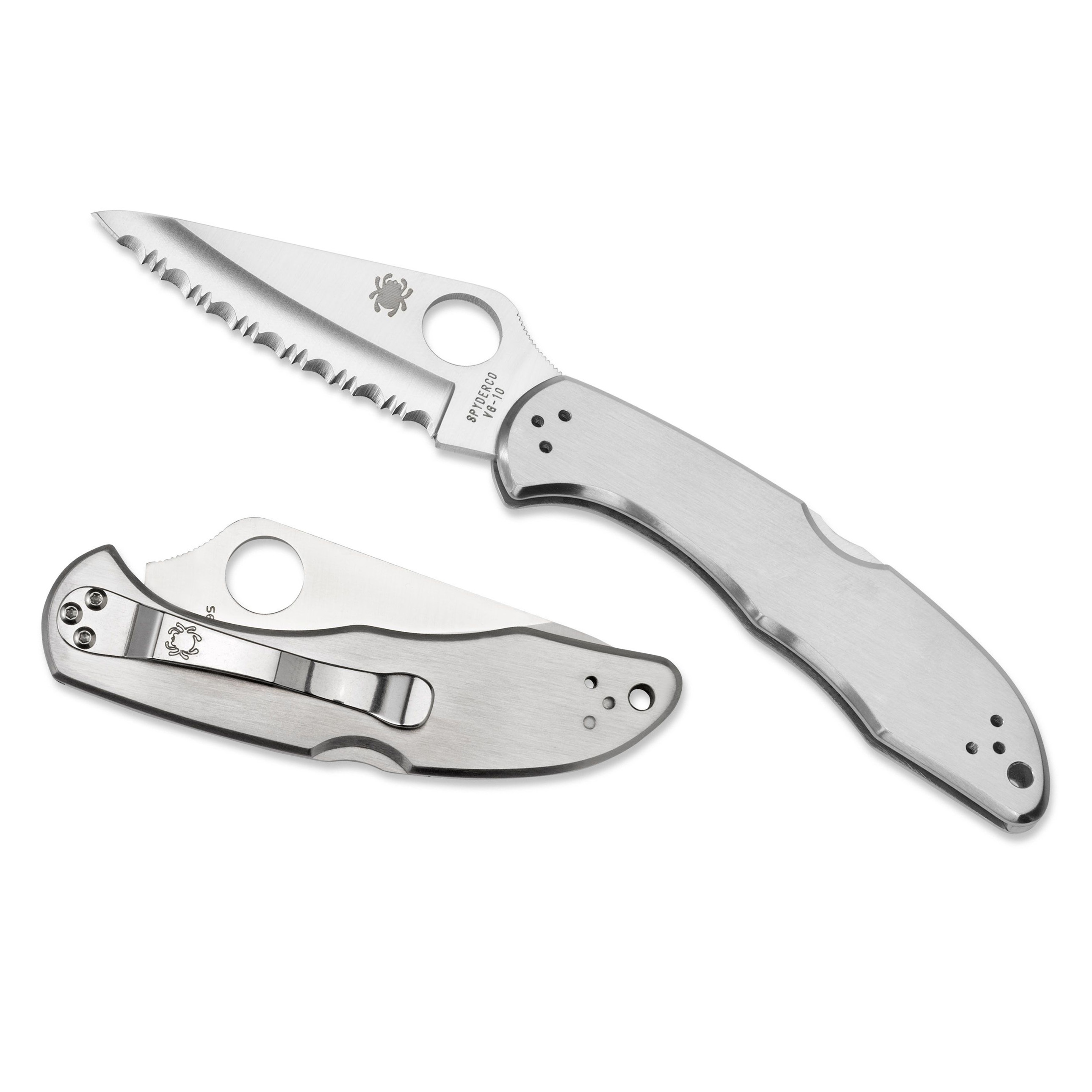Spyderco C11S VG-10钢 不锈钢柄 800