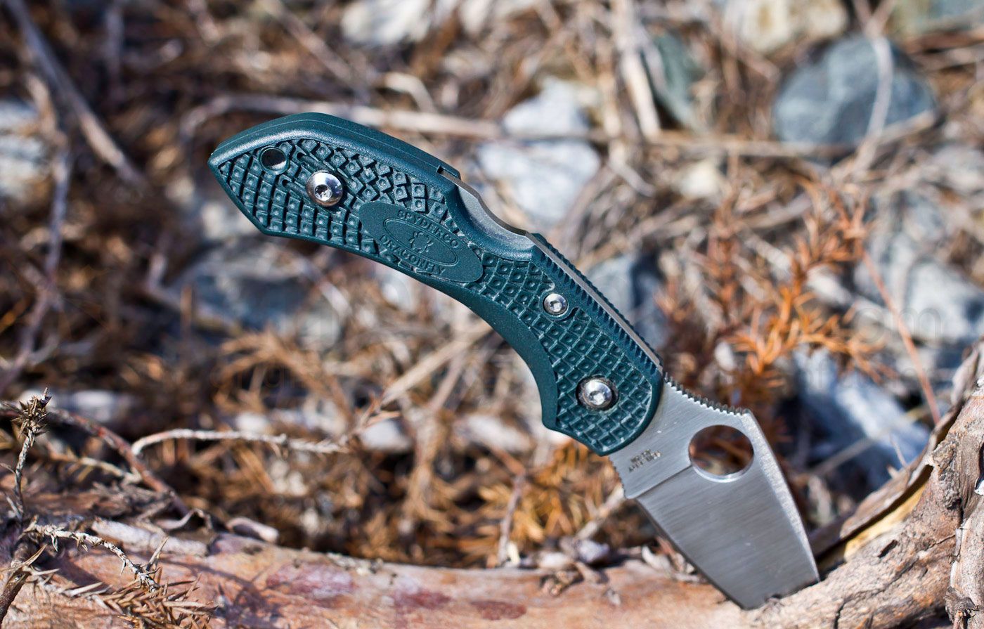 Spyderco C28PGRE2 ZDP-189钢 玻璃纤维增强尼龙柄 745