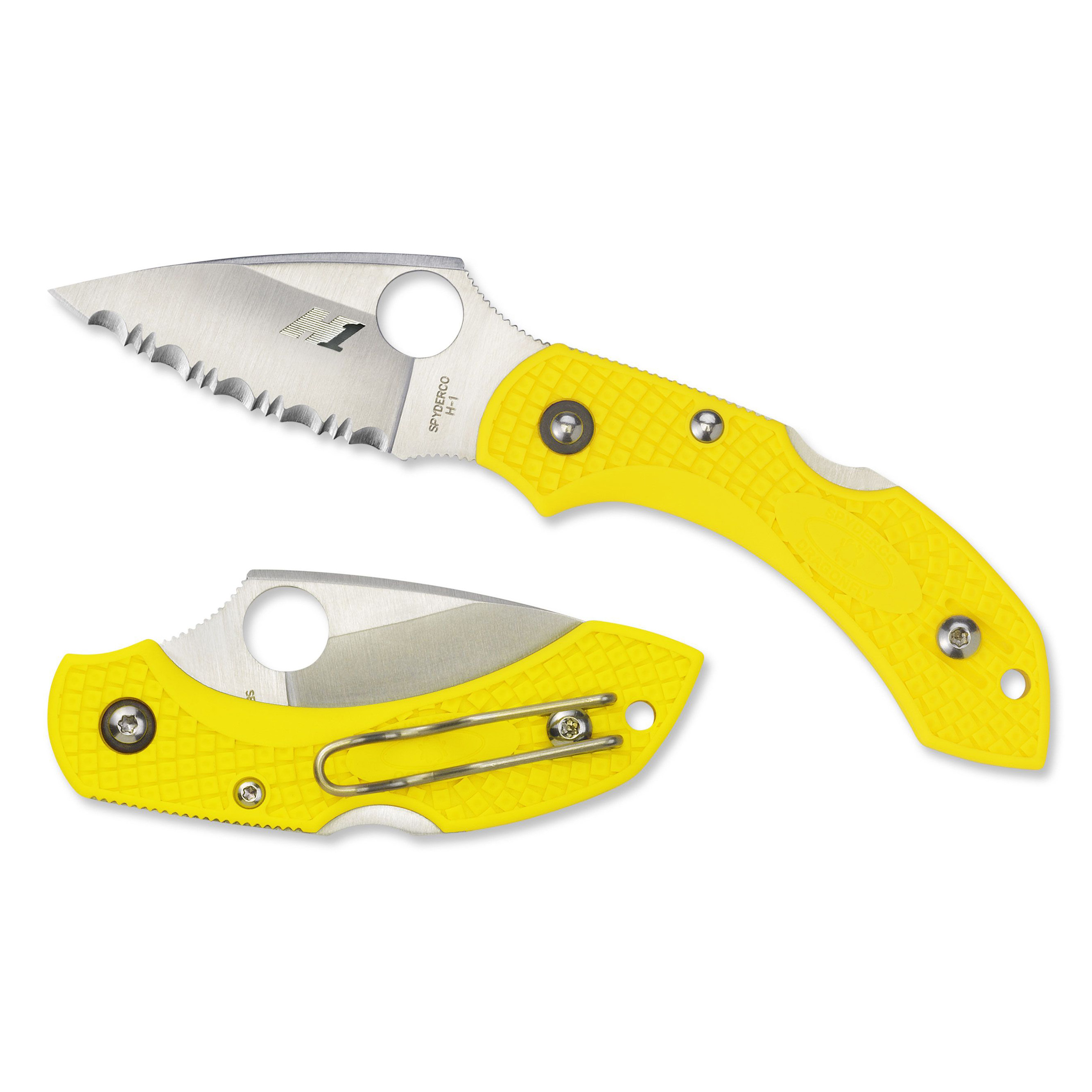 Spyderco C28SYL2 H-1钢 玻璃纤维增强尼龙柄 560