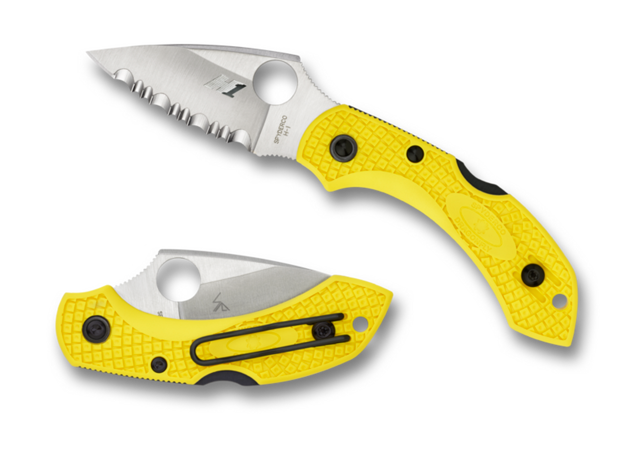 Spyderco C28SYL2 H-1钢 玻璃纤维增强尼龙柄 560