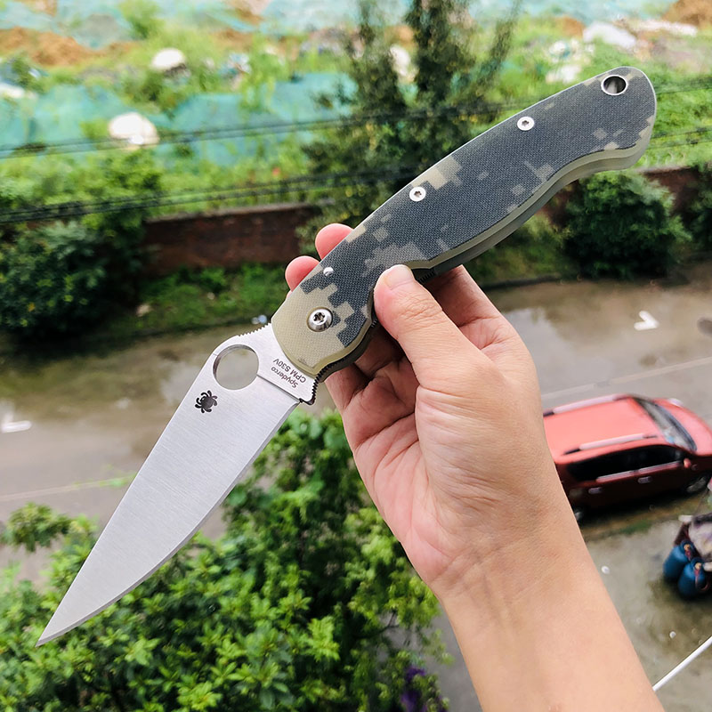 Spyderco C36GPCMO CPM-S30V钢 G10柄 1500