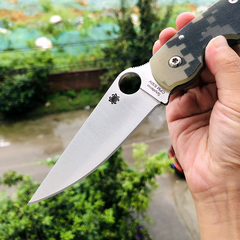 Spyderco C36GPCMO CPM-S30V钢 G10柄 1500