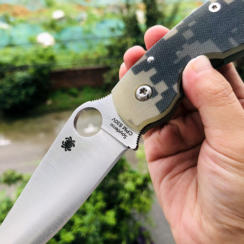 Spyderco C36GPCMO CPM-S30V钢 G10柄 1500