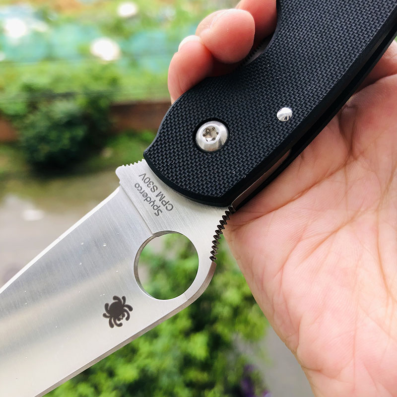 Spyderco C36GPLE CPM-S30V钢 G10柄 1500