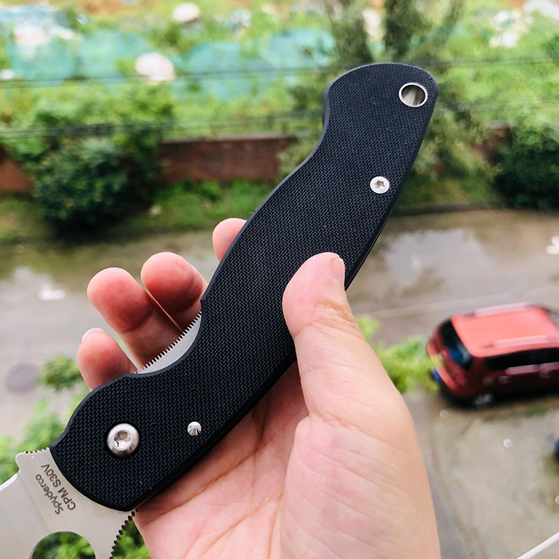 Spyderco C36GPLE CPM-S30V钢 G10柄 1500