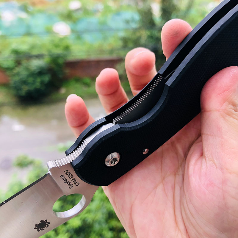 Spyderco C36GPLE CPM-S30V钢 G10柄 1500